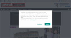 Desktop Screenshot of greenocktelegraph.co.uk